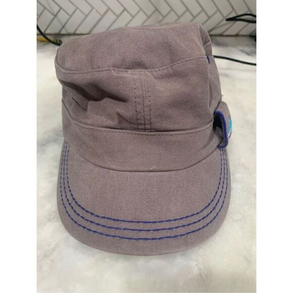 Vintage Adidas Clima Lite Billed Cadet Cap Grey And Blue